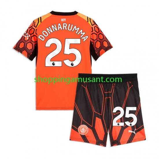 Maillot de Foot Manchester City Gianluigi Donnarumma Gardien Enfant Neutre 2026-2027 Manche Courte