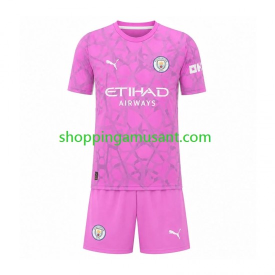 Maillot de Foot Manchester City Gardien Enfant Extérieur 2026-2027 Manche Courte