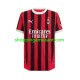 Maillot de Foot AC Milan Homme Domicile 2024-2025 Manche Courte