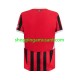 Maillot de Foot AC Milan Homme Domicile 2024-2025 Manche Courte