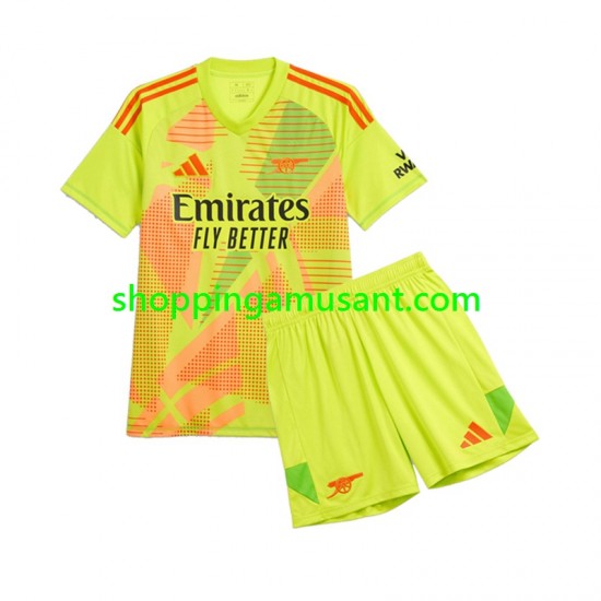 Maillot de Foot Arsenal Gardien Enfant Domicile 2024-2025 Manche Courte
