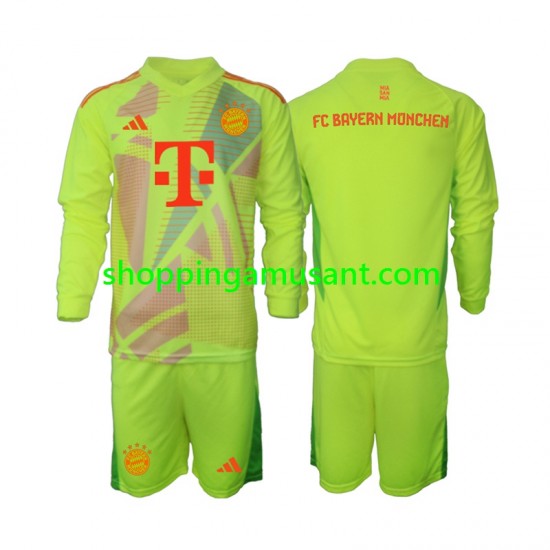 Maillot de Foot Bayern Munich Gardien Enfant Domicile 2024-2025 Manche Longue
