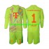 Maillot de Foot Bayern Munich Manuel Neuer 1 Gardien Enfant Domicile 2024-2025 Manche Longue