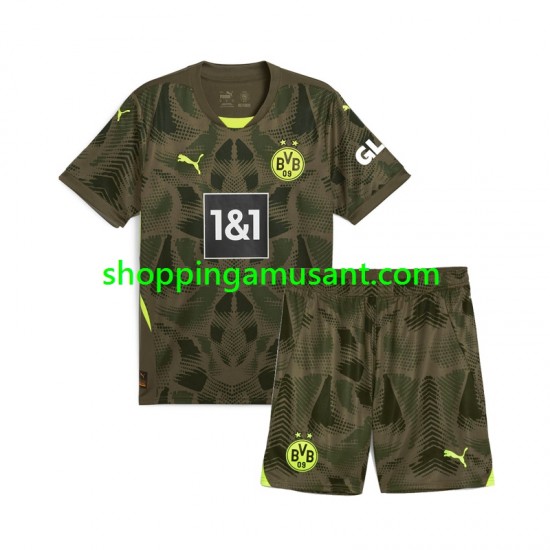 Maillot de Foot Borussia Dortmund Gardien Enfant Domicile 2024-2025 Manche Courte