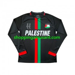 Maillot de Foot Club Deportivo Palestino Center Stripre Homme Domicile 2024-2025 Manche Longue