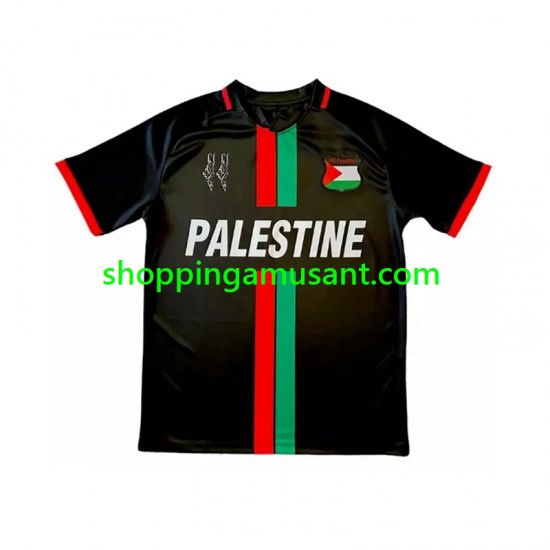 Maillot de Foot Club Deportivo Palestino Center Stripre Homme Domicile 2024-2025 Manche Courte