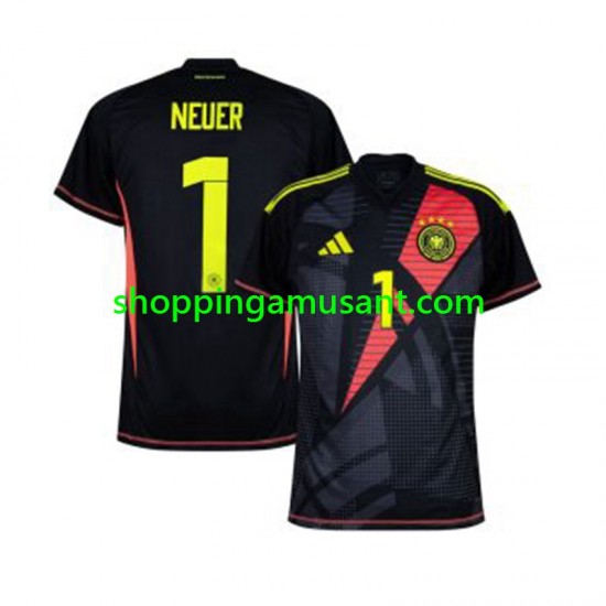 Maillot de Foot Allemagne Manuel Neuer 1 Gardien Homme Domicile Euro 2024 Manche Courte