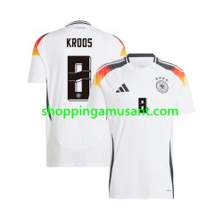 Maillot de Foot Allemagne Toni Kroos 8 Homme Domicile Euro 2024 Manche Courte