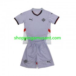 Maillot de Foot Islande Enfant Extérieur 2024 Manche Courte