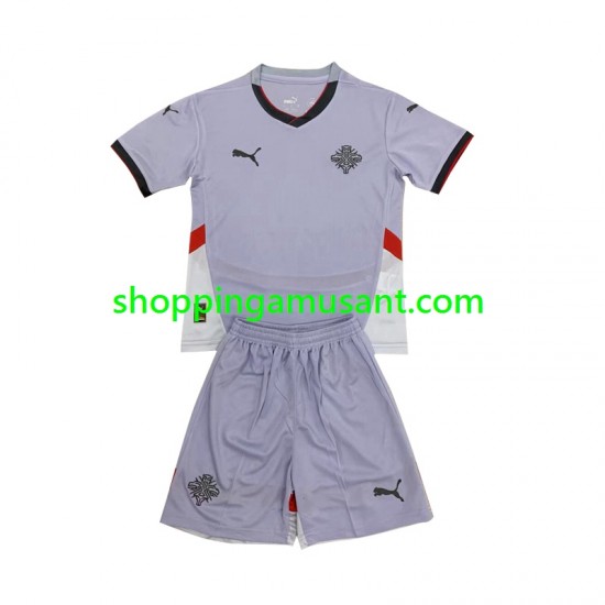 Maillot de Foot Islande Enfant Extérieur 2024 Manche Courte