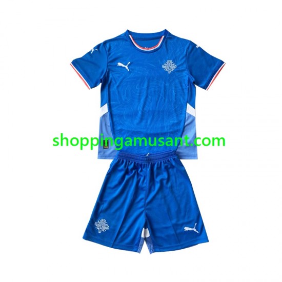Maillot de Foot Islande Enfant Domicile 2024 Manche Courte