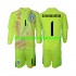 Maillot de Foot Italie Donnarumma 1 Gardien Enfant Domicile Euro 2024 Manche Longue