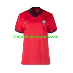 Maillot de Foot Portugal Féminine Domicile Euro 2024 Manche Courte