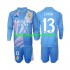 Maillot de Foot Real Madrid Andriy Lunin 13 Gardien Enfant Domicile 2024-2025 Manche Longue