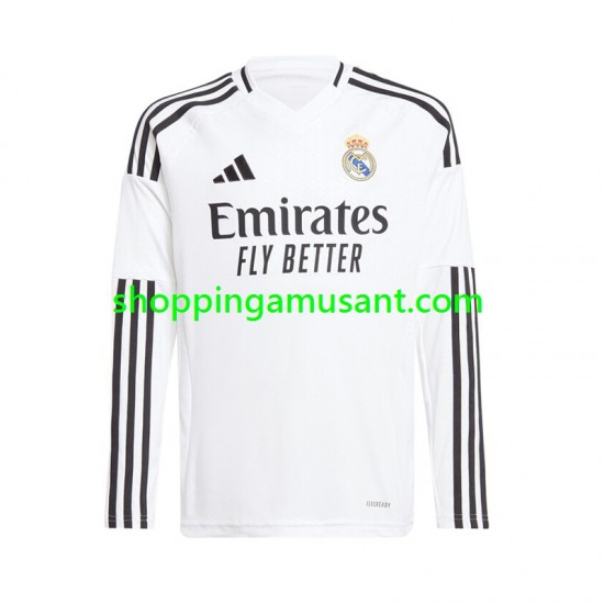 Maillot de Foot Real Madrid Homme Domicile 2024-2025 Manche Longue