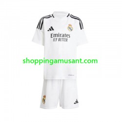 Maillot de Foot Real Madrid Enfant Domicile 2024-2025 Manche Courte