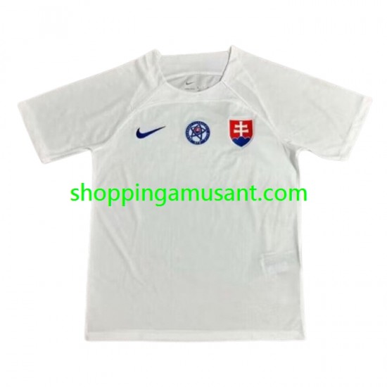Maillot de Foot Slovaquie Homme Extérieur Euro 2024 Manche Courte