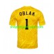 Maillot de Foot Slovénie Jan Oblak 1 Gardien Homme Domicile Euro 2024 Manche Courte