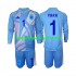 Maillot de Foot Espagne David Raya 1 Gardien Enfant Domicile Euro 2024 Manche Longue