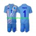 Maillot de Foot Espagne David Raya 1 Gardien Enfant Domicile Euro 2024 Manche Courte