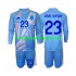 Maillot de Foot Espagne Unai Simon 23 Gardien Enfant Domicile Euro 2024 Manche Longue