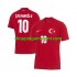Maillot de Foot Turquie Hakan Calhanoglu 10 Homme Extérieur Euro 2024 Manche Courte