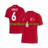 Maillot de Foot Turquie Orkun Kokcu 6 Homme Extérieur Euro 2024 Manche Courte