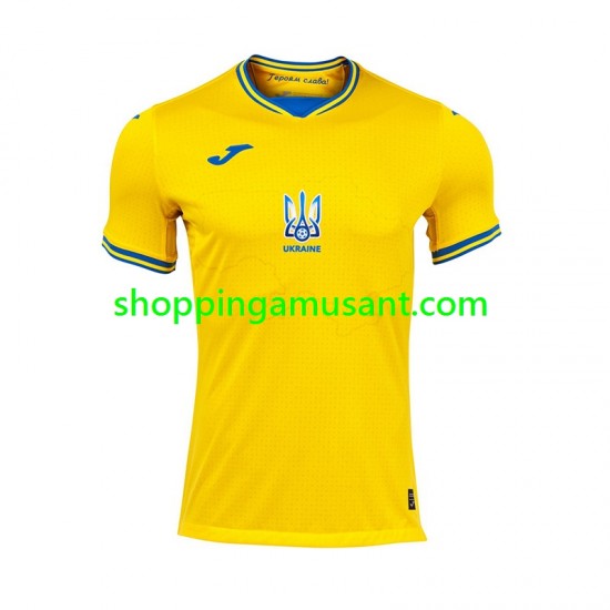 Maillot de Foot Ukraine Homme Domicile Euro 2024 Manche Courte