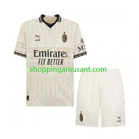 Maillot de Foot AC Milan Enfant 4ème 2023-2024 Manche Courte