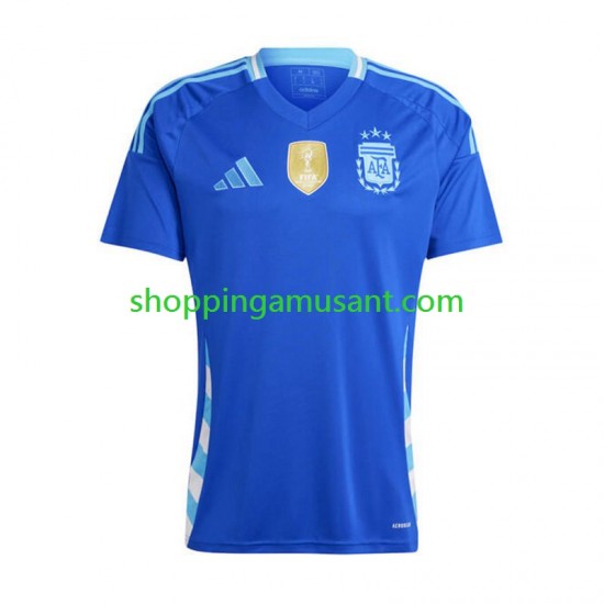 Maillot de Foot Argentine Copa America 2024 Homme Extérieur  Manche Courte