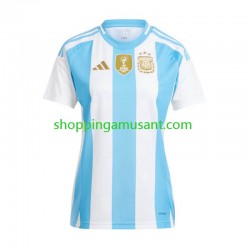Maillot de Foot Argentine Copa America 2024 Féminine Domicile  Manche Courte