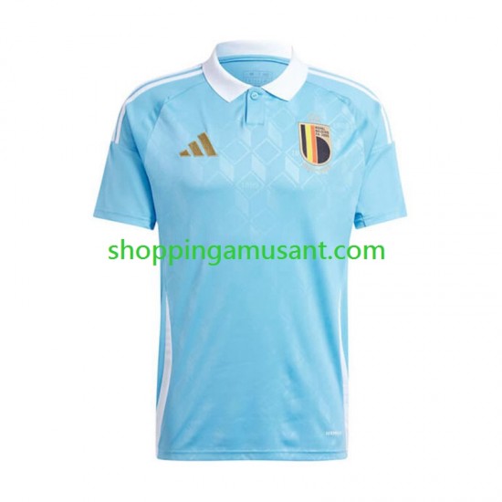 Maillot de Foot Belgique Homme Extérieur Euro 2024 Manche Courte