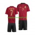 Maillot de Foot Belgique De Bruyne 7 Enfant Domicile Euro 2024 Manche Courte