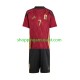 Maillot de Foot Belgique De Bruyne 7 Enfant Domicile Euro 2024 Manche Courte