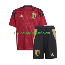 Maillot de Foot Belgique Enfant Domicile Euro 2024 Manche Courte