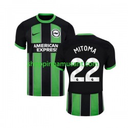 Maillot de Foot Brighton & Hove Albion Mitoma 22 Homme Extérieur 2023-2024 Manche Courte