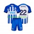 Maillot de Foot Brighton & Hove Albion Mitoma 22 Enfant Domicile 2023-2024 Manche Courte