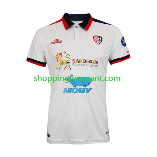 Maillot de Foot Cagliari Homme Extérieur 2023-2024 Manche Courte