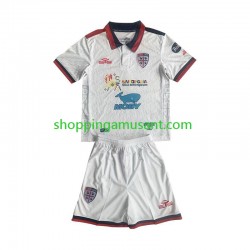 Maillot de Foot Cagliari Enfant Extérieur 2023-2024 Manche Courte