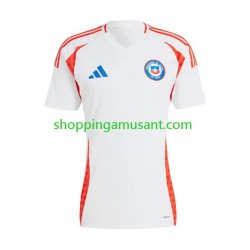 Maillot de Foot Chili Copa America 2024 Homme Extérieur  Manche Courte