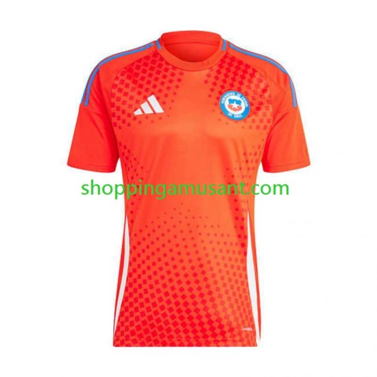 Maillot de Foot Chili Copa America 2024 Homme Domicile  Manche Courte
