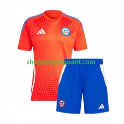 Maillot de Foot Chili Copa America 2024 Enfant Extérieur  Manche Courte