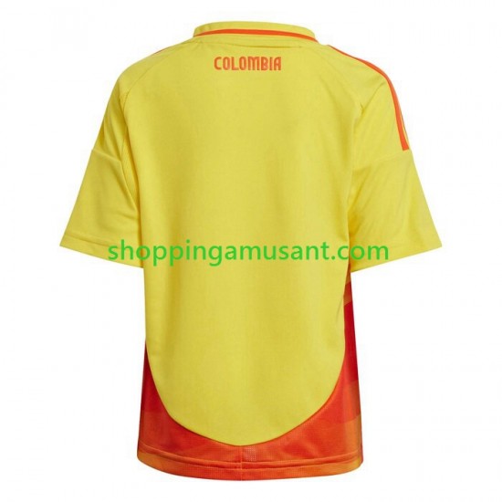 Maillot de Foot Colombie Copa America 2024 Enfant Domicile  Manche Courte