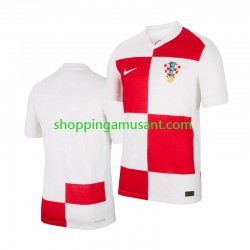 Maillot de Foot Croatie Homme Domicile Euro 2024 Manche Courte