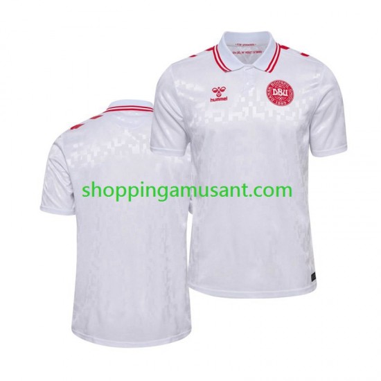 Maillot de Foot Danemark Homme Extérieur Euro 2024 Manche Courte