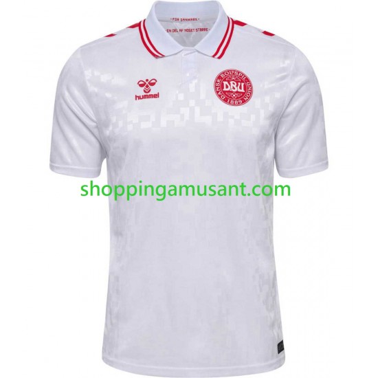 Maillot de Foot Danemark Homme Extérieur Euro 2024 Manche Courte