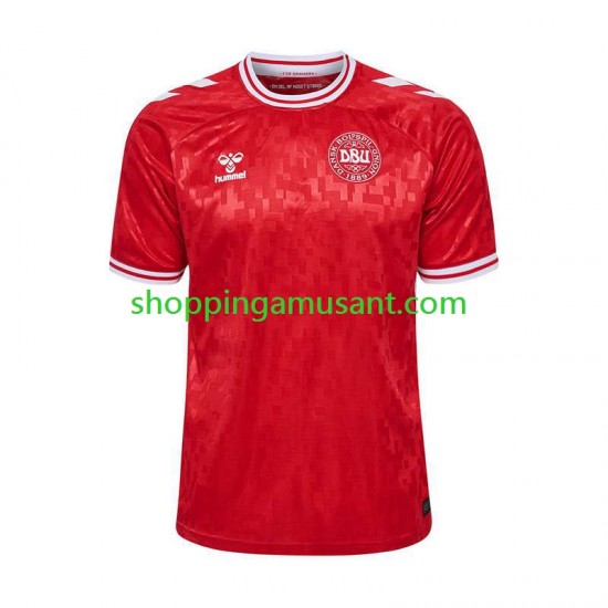 Maillot de Foot Danemark Homme Domicile Euro 2024 Manche Courte