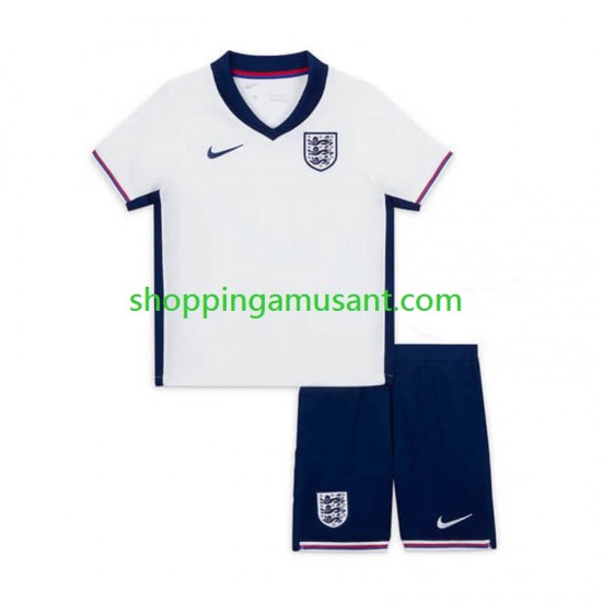 Maillot de Foot Angleterre Enfant Domicile Euro 2024 Manche Courte