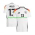 Maillot de Foot Allemagne Thomas Muller 13 Homme Domicile Euro 2024 Manche Courte