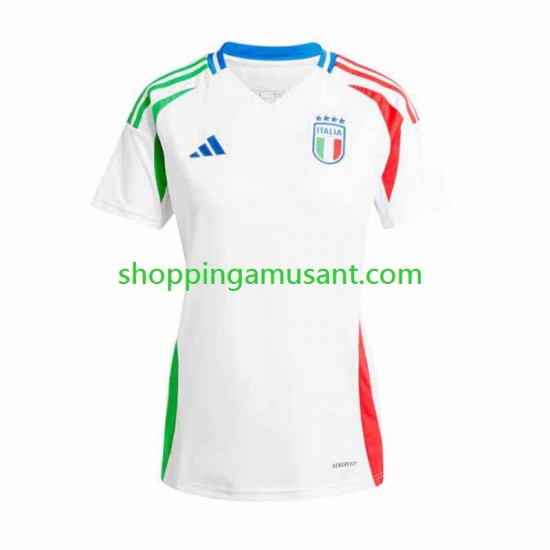 Maillot de Foot Italie Féminine Extérieur Euro 2024 Manche Courte